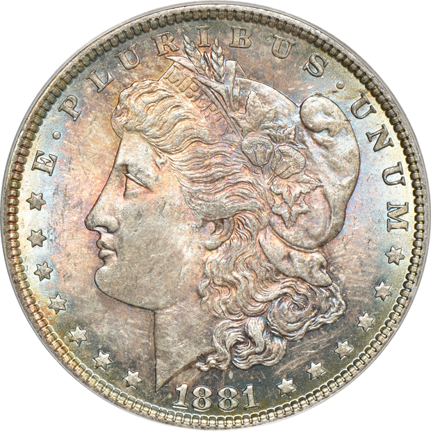 Four 1881 all ANACS
