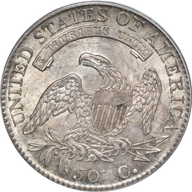 1813 50C/UNI PCGS MS-63 (green label) CAC