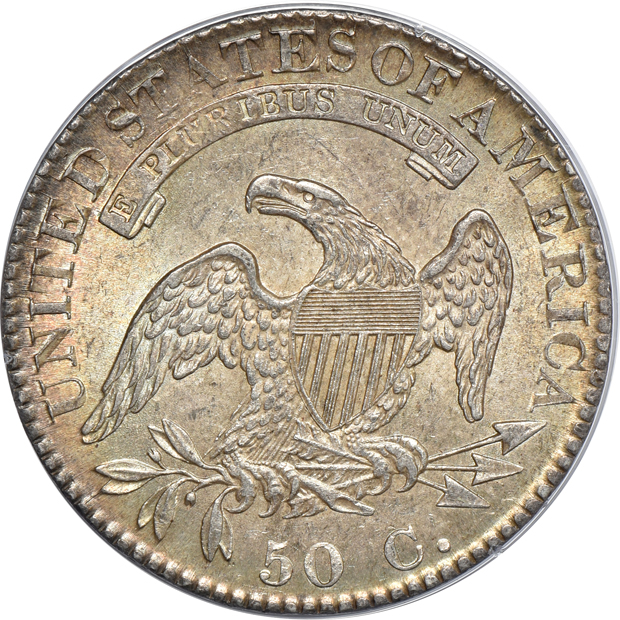 1822 O-113 PCGS MS-62 (rattler) CAC