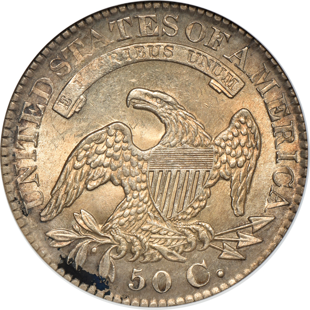 1827 Square 2 O-108a NGC MS-61