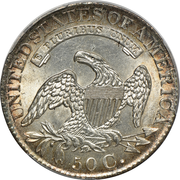 1827 Square 2 PCGS MS-61