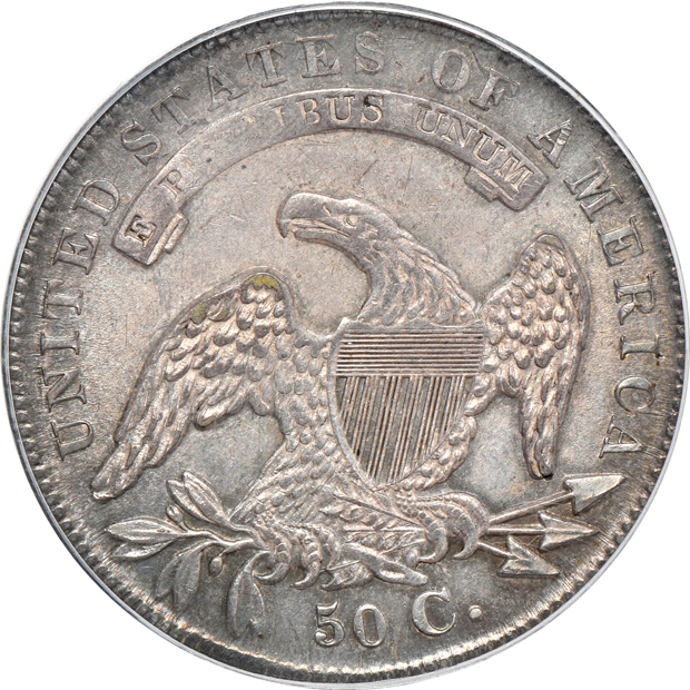 1836 Lettered Edge PCGS MS-62 (green label)