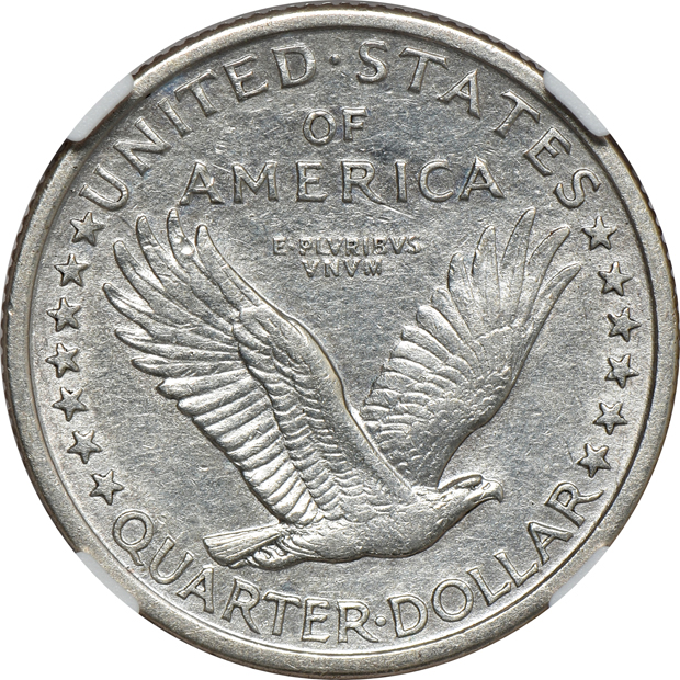 1916 Standing Liberty Quarter NGC XF details/cleaned