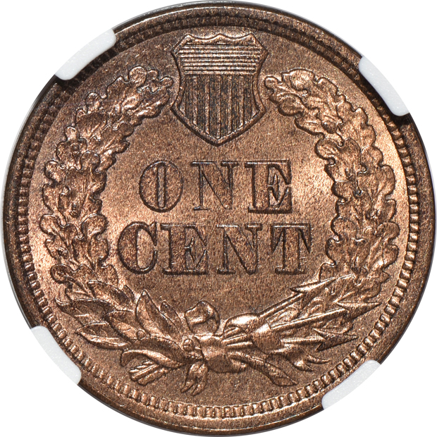 1867 NGC MS-65 RB