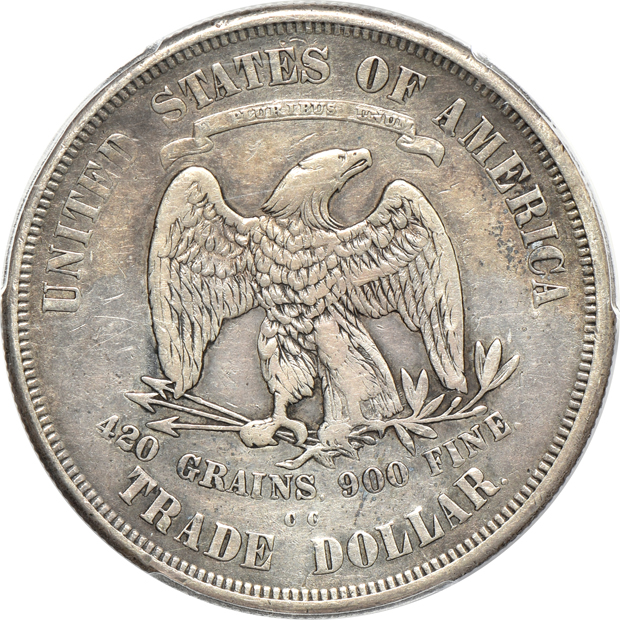 1873-CC Trade PCGS VF-35