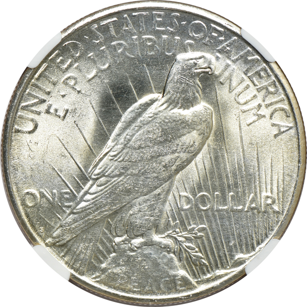1924-S NGC MS-62 CAC, 1926 NGC MS-64 CAC, and a 1935-S PCGS MS-63 (green label)