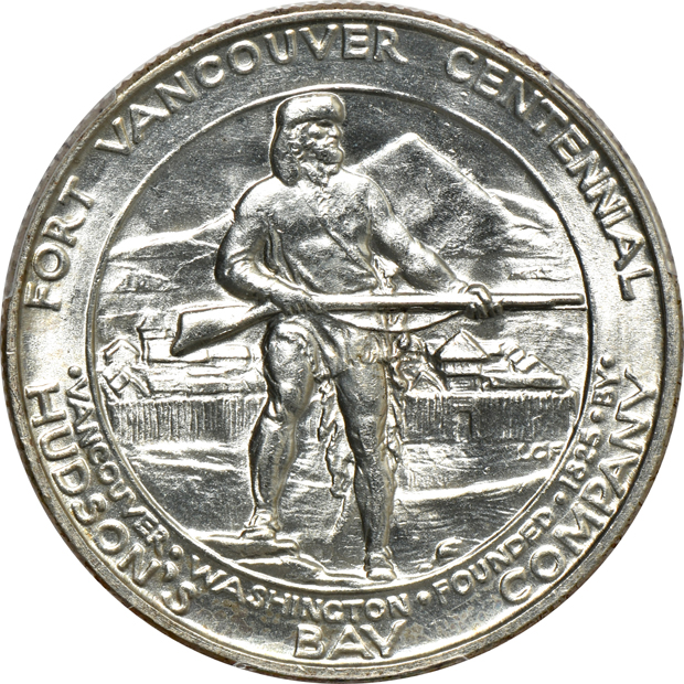 1925 Vancouver MS-64, and a 1936 Albany MS-65, both PCGS CAC