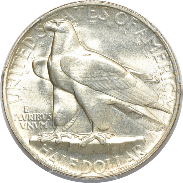 1935 Connecticut MS-65, 1936 Columbia MS-65, and a 1936 Wisconsin MS-66, all PCGS CAC
