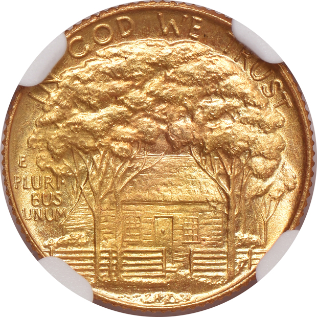 1922 $1 Grant Memorial NGC MS-68