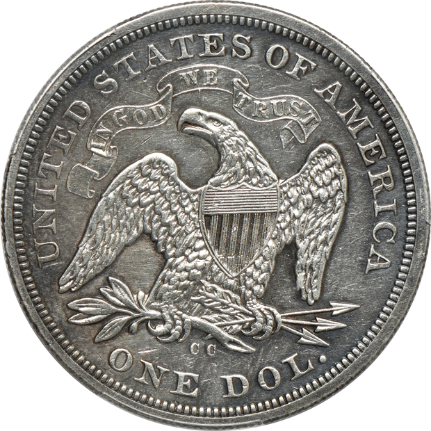 1870-CC PCGS AU details/cleaned