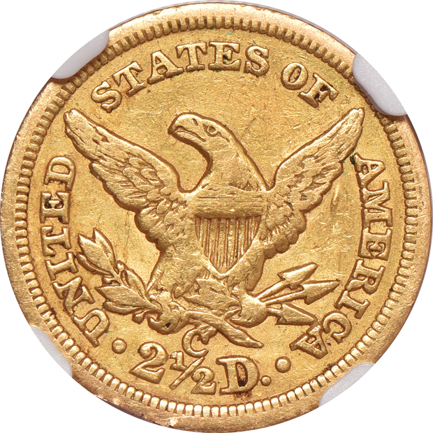 1854-C NGC XF details/mount removed