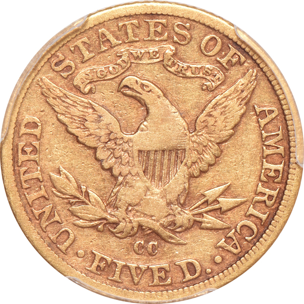 1890-CC PCGS VF-30 CAC