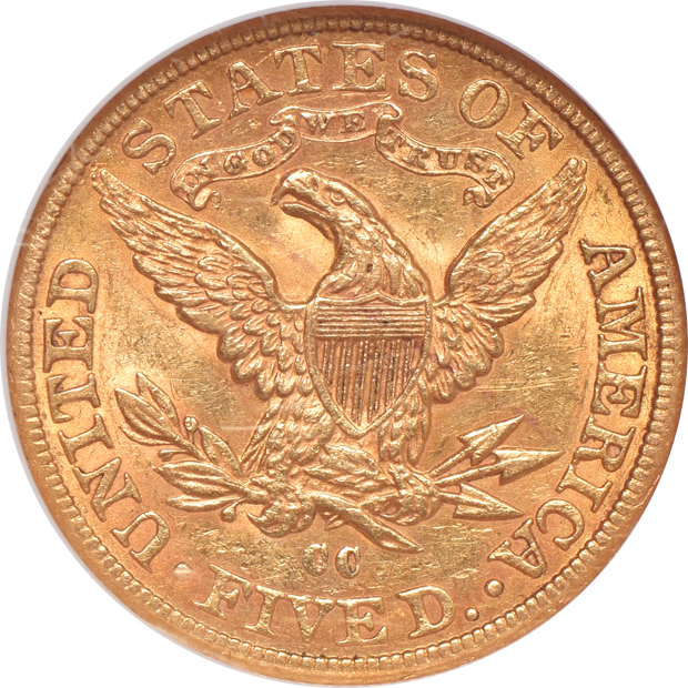 1891-CC NGC AU-58