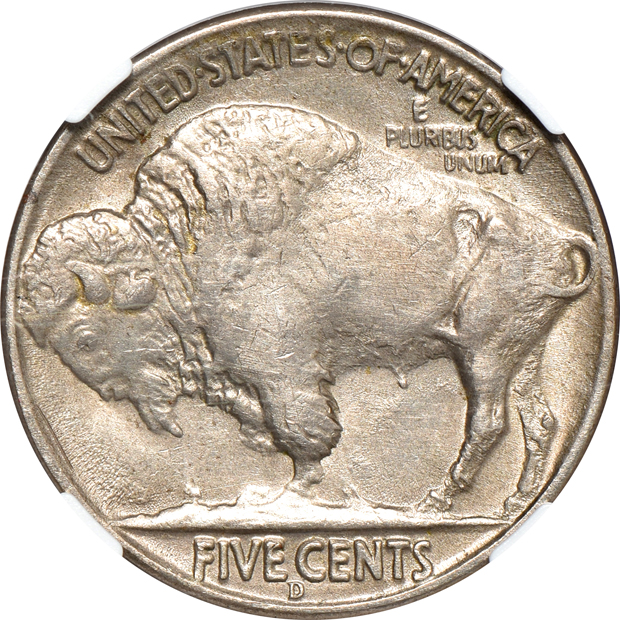1937-D 3 Legged NGC AU details/reverse cleaned