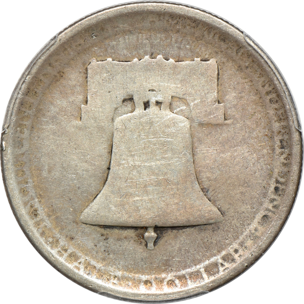 1923-S Monroe Good-6, 1925 Stone Mountain Fair-2 CAC, and a 1926 Sesquicentennial About Good-3 CAC, all PCGS