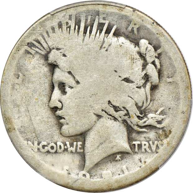 1806/5 Draped Bust quarter Fair-2 CAC, 1875-S Trade dollar Fair details/damage, and a 1921 Peace dollar Fair-2, all PCGS