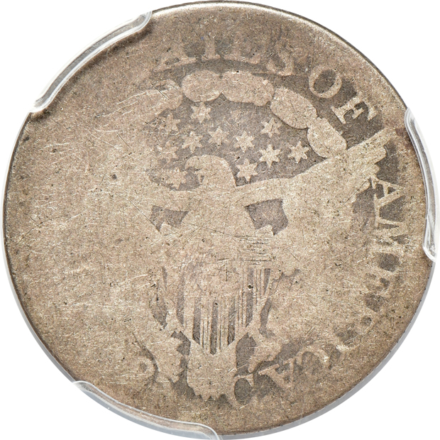 1806/5 Draped Bust quarter Fair-2 CAC, 1875-S Trade dollar Fair details/damage, and a 1921 Peace dollar Fair-2, all PCGS