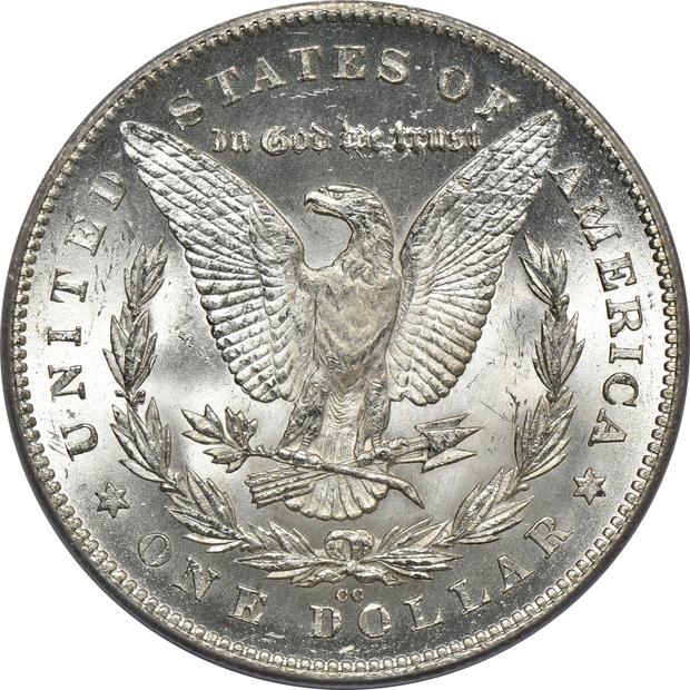 1880/79-CC Reverse of 1878 PCGS MS-65