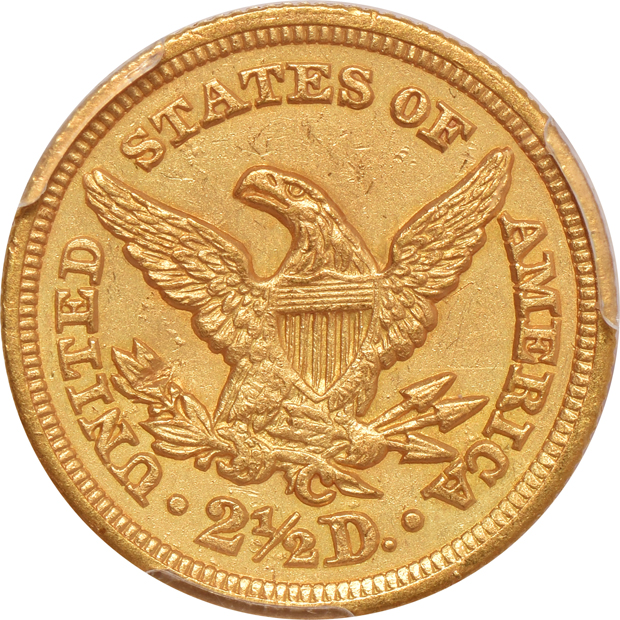 1847-C PCGS UNC details/scratch