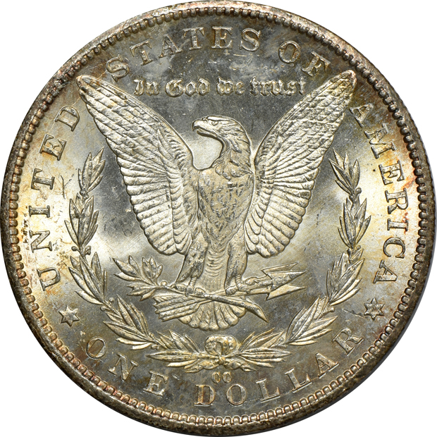 1881-S Redfield, 1882-CC, and 1884-CC, all UNC