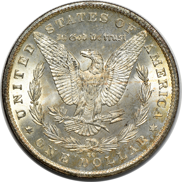 1881-S Redfield, 1882-CC, and 1884-CC, all UNC