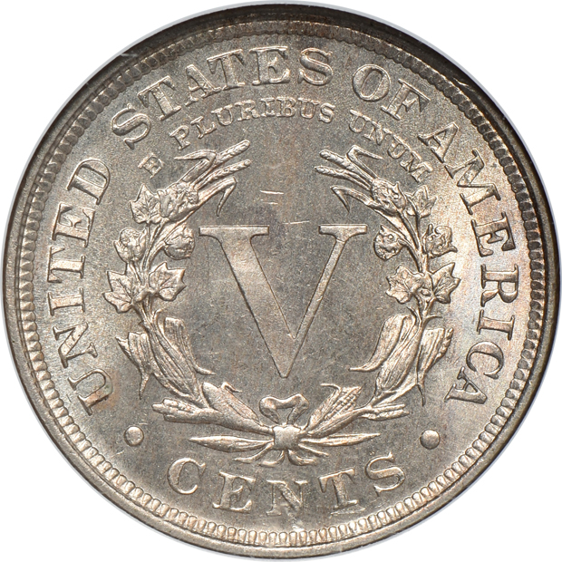1883 No Cents PCGS MS-65, and a 1902 NGC MS-64