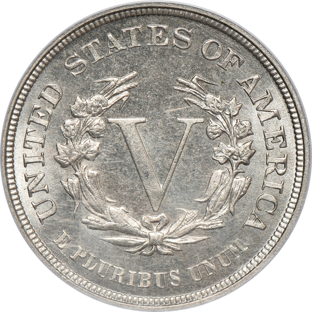 1883 No Cents PCGS MS-65, and a 1902 NGC MS-64