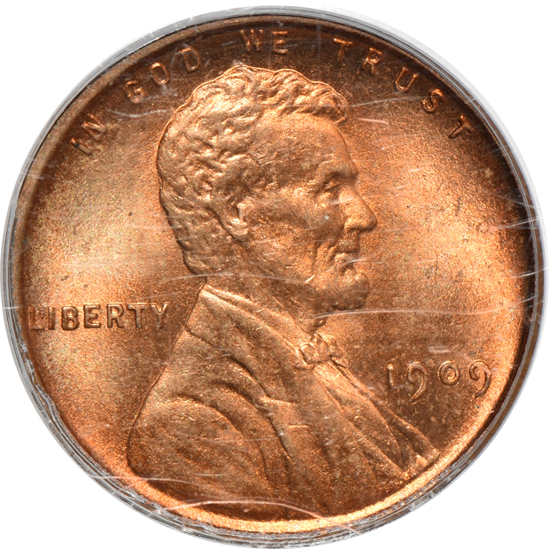 1909 VDB Lincoln PCGS MS-65, 1924 PCGS MS-66RB CAC, and a 1931-S NGC MS-64 BN