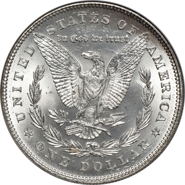 1878 7TF Reverse of 1878, and an 1887-O, both NGC MS-64