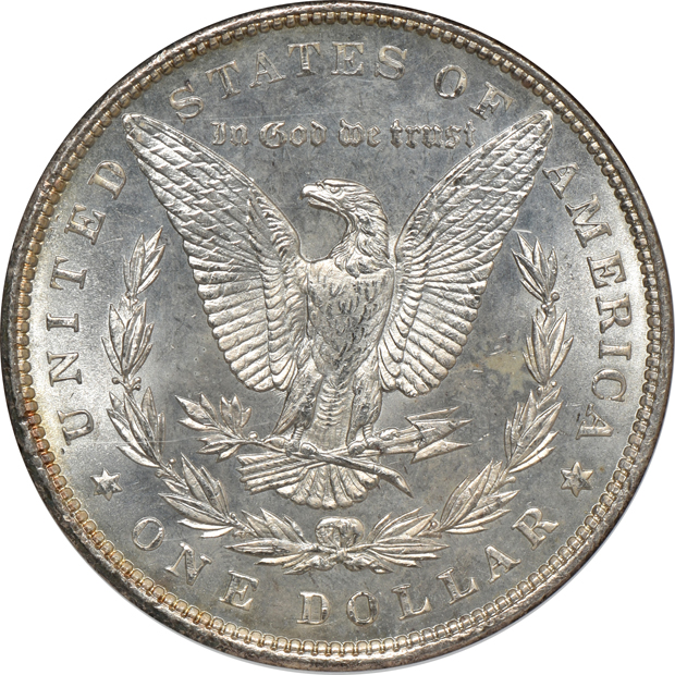 1885, 1897, and 1900, all NGC MS-65 CAC
