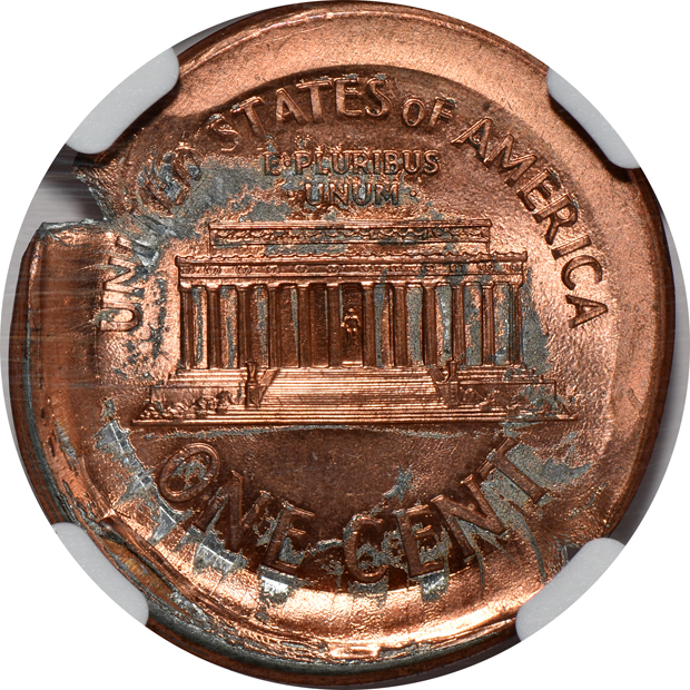 Pair of 2000 Lincoln cent errors, both NGC MS-67 RD