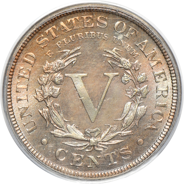1887 Liberty nickel PF-65, and a 1958 Franklin half-dollar MS-65, both PCGS (green label) CAC