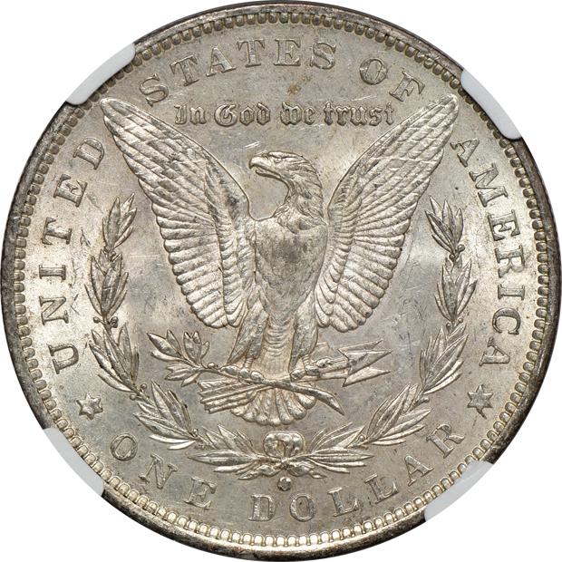 1886-O NGC MS-61