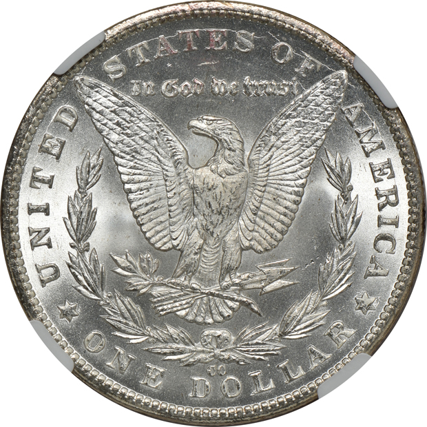 1880-CC and 1881-CC, both NGC MS-63