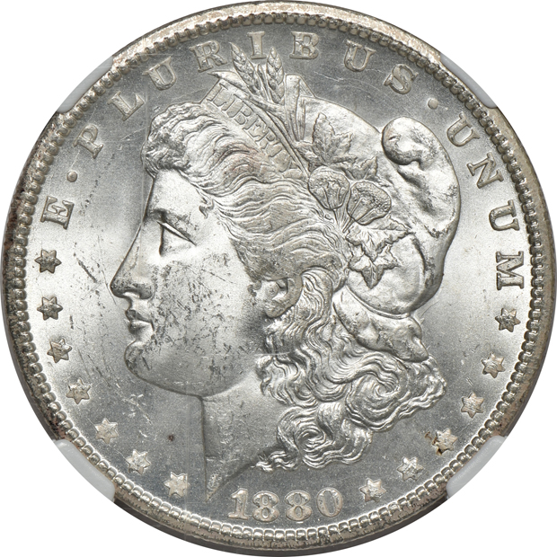1880-CC and 1881-CC, both NGC MS-63