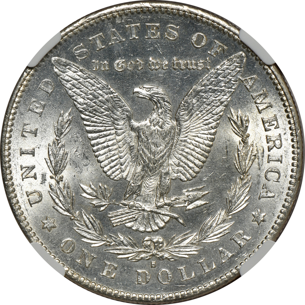 1879-S Reverse of 1878 NGC MS-62