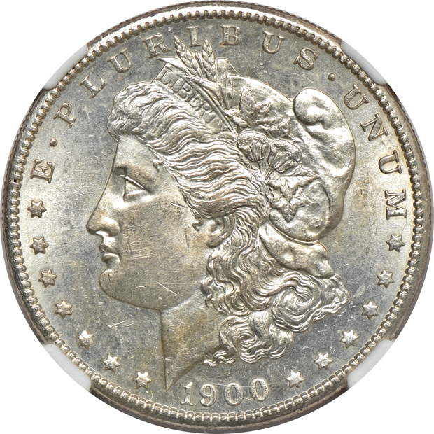 1900-S MS-61, and a 1901-S MS-60, both NGC