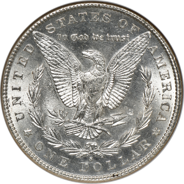 1888-S and 1889-S, both NGC MS-63