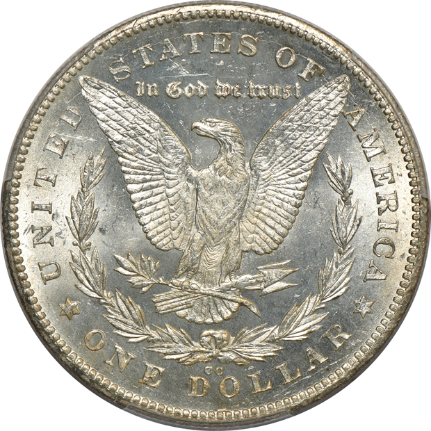 1878-CC VAM 11 Lines in Wing PCGS MS-63