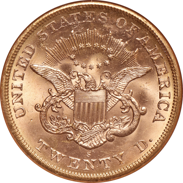 1865-S small S SS Republic NGC MS-63