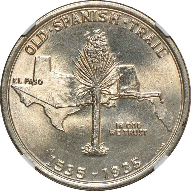 1935 Spanish Trail NGC MS-65