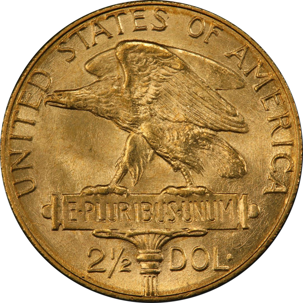 1915-S $2.50 Panama-Pacific PCGS MS-64 CAC