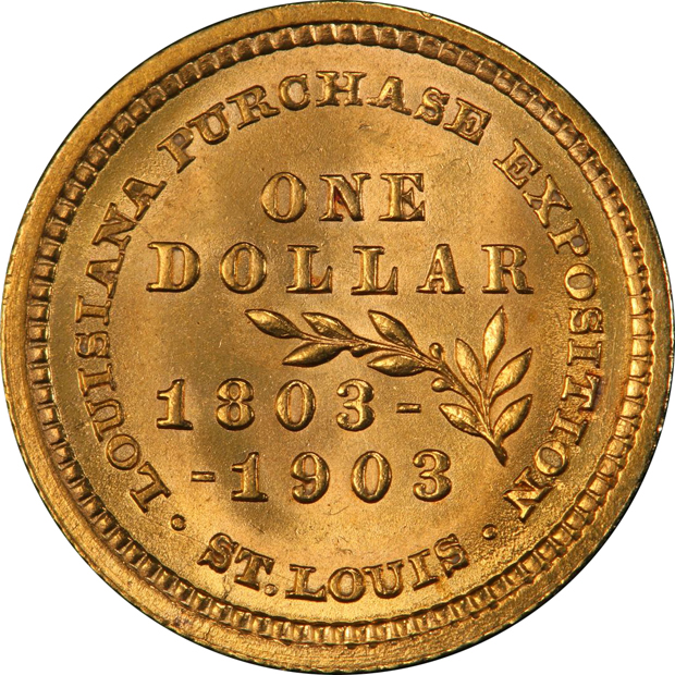 1903 $1 Louisiana Purchase Jefferson PCGS MS-64