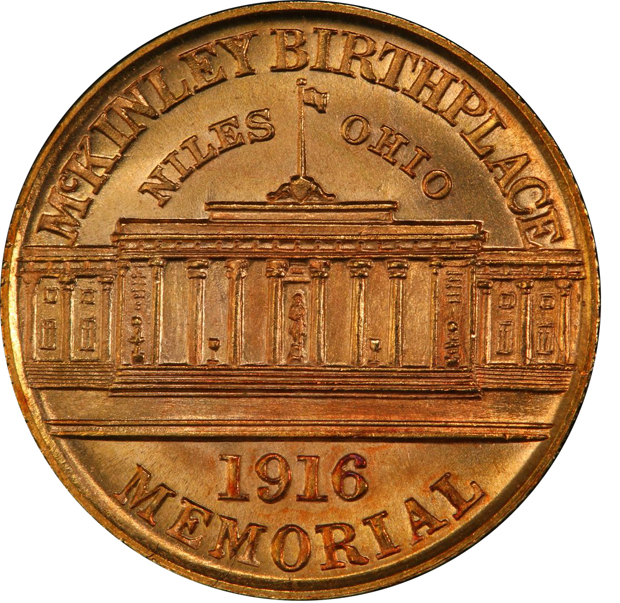 1916 $1 McKinley PCGS MS-65