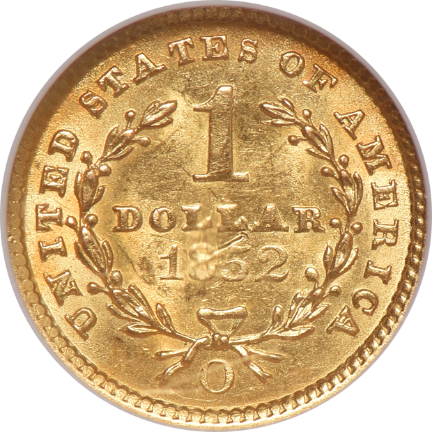 1852-O NGC MS-61