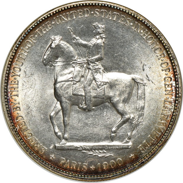 1900 Lafayette NGC MS-62 (no line) CAC