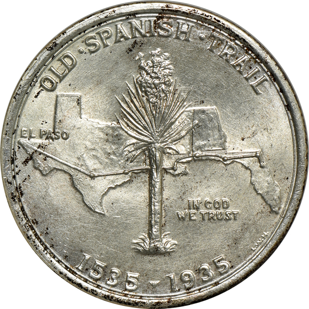 1935 Spanish Trail NGC MS-65 (no line) CAC
