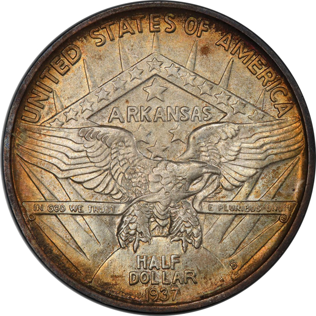 1937-D Arkansas PCGS MS-67 CAC