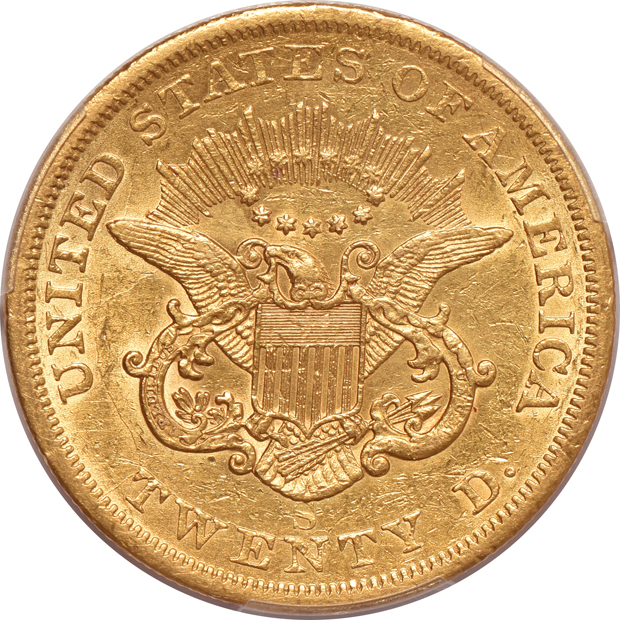 1854-S PCGS AU-53
