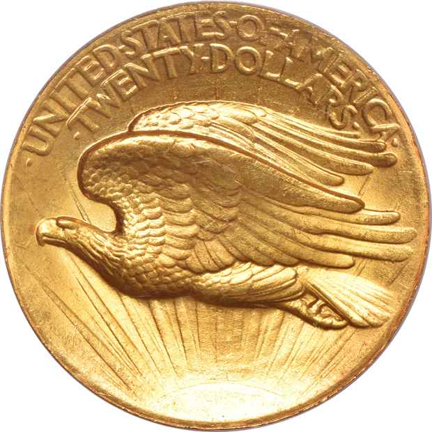 1907 High Relief-Wire Rim PCGS MS-64